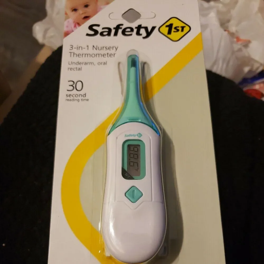 Safety 1st Rapid Read 3-in-1 Thermometer‎ 30 Sec Reading Baby Kids Oral Rectal